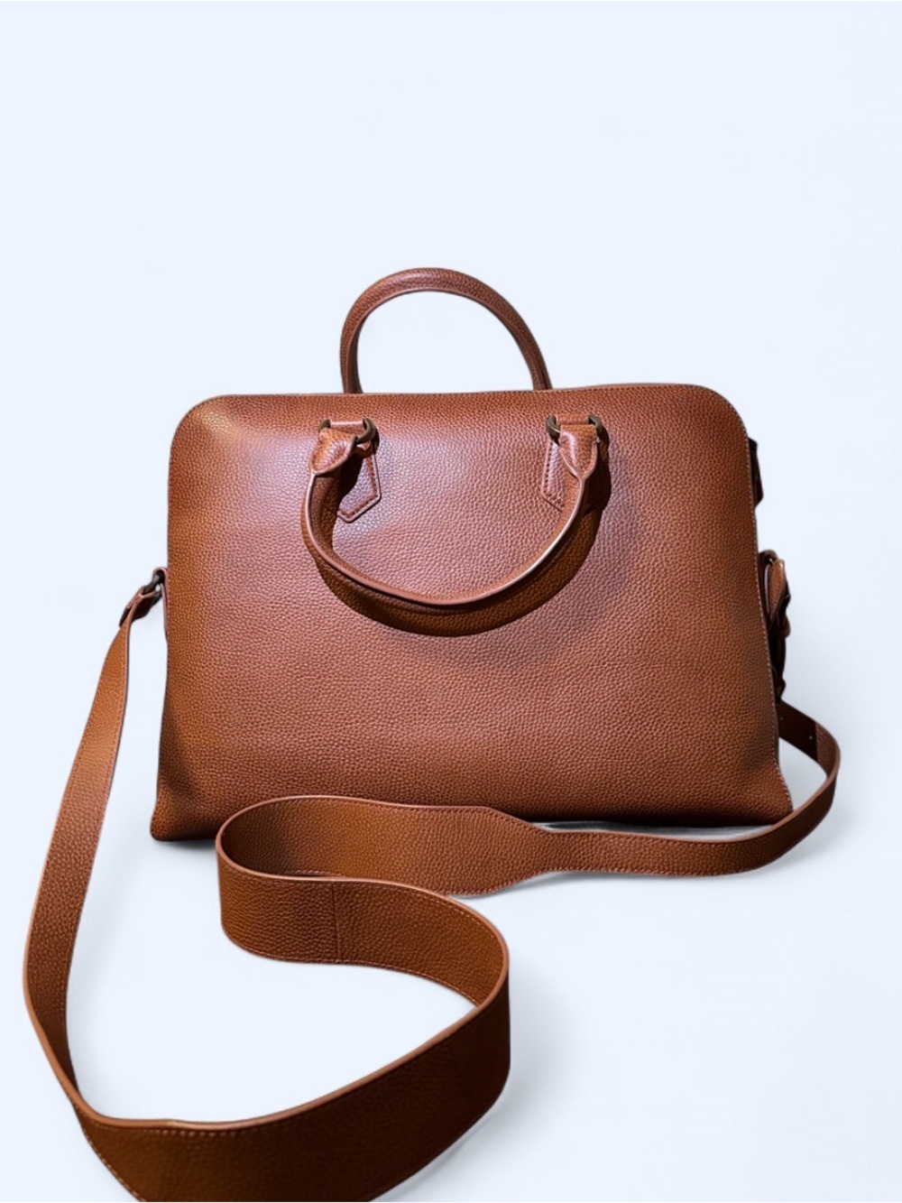 Polo by Ralph Lauren Brown Leather Briefcase - Picture 3 of 10